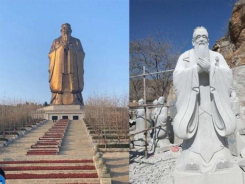 学校吃瓜孔子像,吃瓜孔子像引发热议，传统文化与现代趣味碰撞